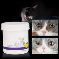 Gentle Pet Eye Cleaning Wipes for Dogs and Cats, Tear Stain Remover,