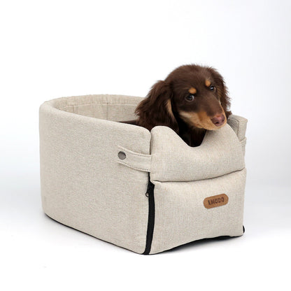 Car Central Dog Car Seat Bed Portable Dog Carrier For Small Dogs And